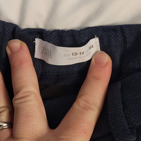 Boys Navy Dress Pants, Zara, size 13/14, BNWT - Picture 2 of 3